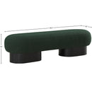Meridian Robertson Green Boucle Fabric Bench IMAGE 8