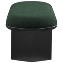  Color_Black/ Green -- Wilshire Green Boucle Fabric Upholstered Bench IMAGE 5