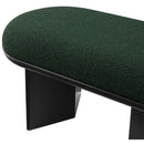  Color_Black/ Green -- Wilshire Green Boucle Fabric Upholstered Bench IMAGE 6