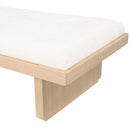  Color_Cream/ Natural -- Arlington Cream Chenille Fabric Upholstered Bench IMAGE 6