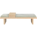  Color_Mint Green/ Natural -- Arlington Mint Green Chenille Fabric Upholstered Bench IMAGE 4