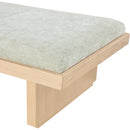  Color_Mint Green/ Natural -- Arlington Mint Green Chenille Fabric Upholstered Bench IMAGE 6