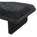  Color_Black -- Meridian Arlington Chenille Fabric Upholstered Bench IMAGE 6