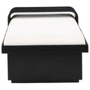 Meridian Arlington Cream Chenille Fabric Bench IMAGE 5