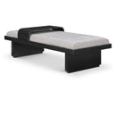 Meridian Arlington Light Grey Chenille Fabric Bench IMAGE 1