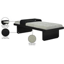  Color_Mint Green/ Black -- Arlington Mint Green Chenille Fabric Upholstered Bench IMAGE 10