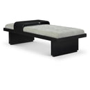 Meridian Arlington Mint Green Chenille Fabric Bench IMAGE 1