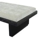  Color_Mint Green/ Black -- Arlington Mint Green Chenille Fabric Upholstered Bench IMAGE 6