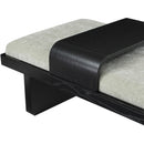  Color_Mint Green/ Black -- Arlington Mint Green Chenille Fabric Upholstered Bench IMAGE 7