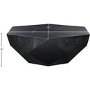  Meridian Diamante Black Oak Veneer Coffee Table IMAGE 6