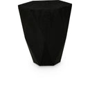  Meridian Diamante Black Oak Veneer End / Side Table IMAGE 1