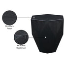  Meridian Diamante Black Oak Veneer End / Side Table IMAGE 7