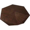  Meridian Diamante Brown Oak Veneer Coffee Table IMAGE 5