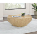 Meridian Diamante Oak Oak Veneer Coffee Table IMAGE 2