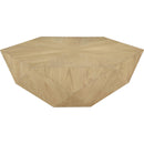  Meridian Diamante Oak Oak Veneer Coffee Table IMAGE 3