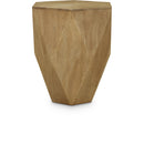  Meridian Diamante Oak Oak Veneer End / Side Table IMAGE 1