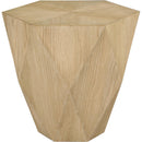  Meridian Diamante Oak Oak Veneer End / Side Table IMAGE 3