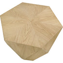  Meridian Diamante Oak Oak Veneer End / Side Table IMAGE 5