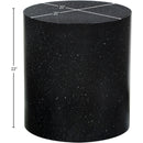  Meridian Terrazzo Black Iron End / Side Table IMAGE 5