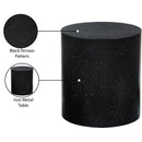  Meridian Terrazzo Black Iron End / Side Table IMAGE 6