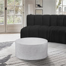  Meridian Terrazzo White Iron Coffee Table IMAGE 2