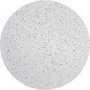  Meridian Terrazzo White Iron End / Side Table IMAGE 4