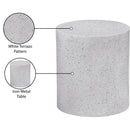  Meridian Terrazzo White Iron End / Side Table IMAGE 7