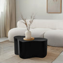  Meridian Tevere Black Iron Coffee Table IMAGE 2
