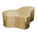  Meridian Tevere Gold Iron Coffee Table IMAGE 1