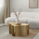  Meridian Tevere Gold Iron Coffee Table IMAGE 2