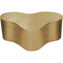  Meridian Tevere Gold Iron Coffee Table IMAGE 3