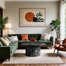  Meridian Genoa Black Marble Coffee Table IMAGE 2