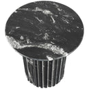  Meridian Genoa Black Marble End Table IMAGE 3