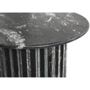  Meridian Genoa Black Marble End Table IMAGE 5