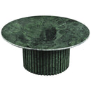  Meridian Genoa Green Marble Coffee Table IMAGE 3