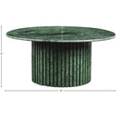  Meridian Genoa Green Marble Coffee Table IMAGE 9