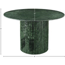  Color_Green -- Genoa 48" Green Marble Dining Table IMAGE 9
