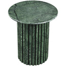  Meridian Genoa Green Marble End Table IMAGE 3