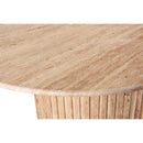  Meridian Genoa Natural Travertine Coffee Table IMAGE 5