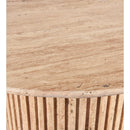  Meridian Genoa Natural Travertine Coffee Table IMAGE 7