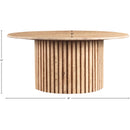  Meridian Genoa Natural Travertine Coffee Table IMAGE 9