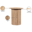  Meridian Genoa Natural Travertine End Table IMAGE 10