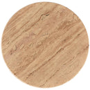  Meridian Genoa Natural Travertine End Table IMAGE 4