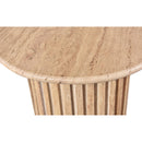  Meridian Genoa Natural Travertine End Table IMAGE 5