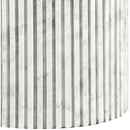  Meridian Genoa White Marble Coffee Table IMAGE 6
