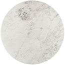 Meridian Genoa White Dining Table IMAGE 4