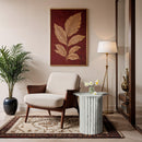  Meridian Genoa White Marble End Table IMAGE 2