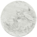  Meridian Genoa White Marble End Table IMAGE 4