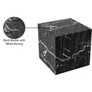  Meridian Bolzano Black Marble End Table IMAGE 10