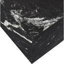  Meridian Bolzano Black Marble End Table IMAGE 5